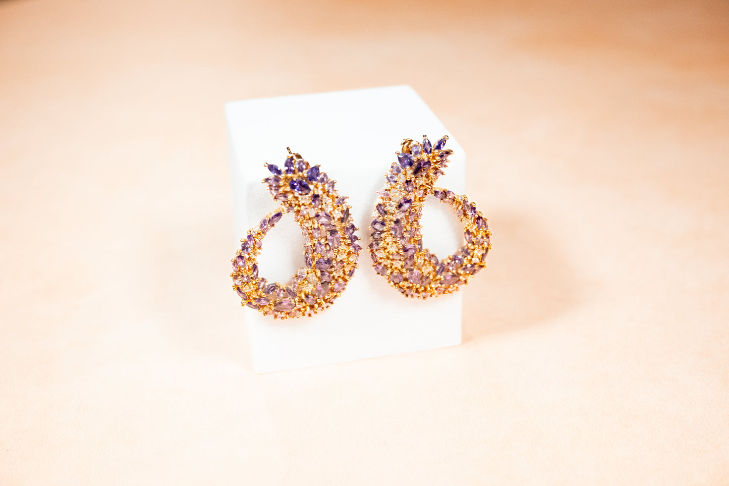 THE “LAVANDER BLUSH” EARRINGS