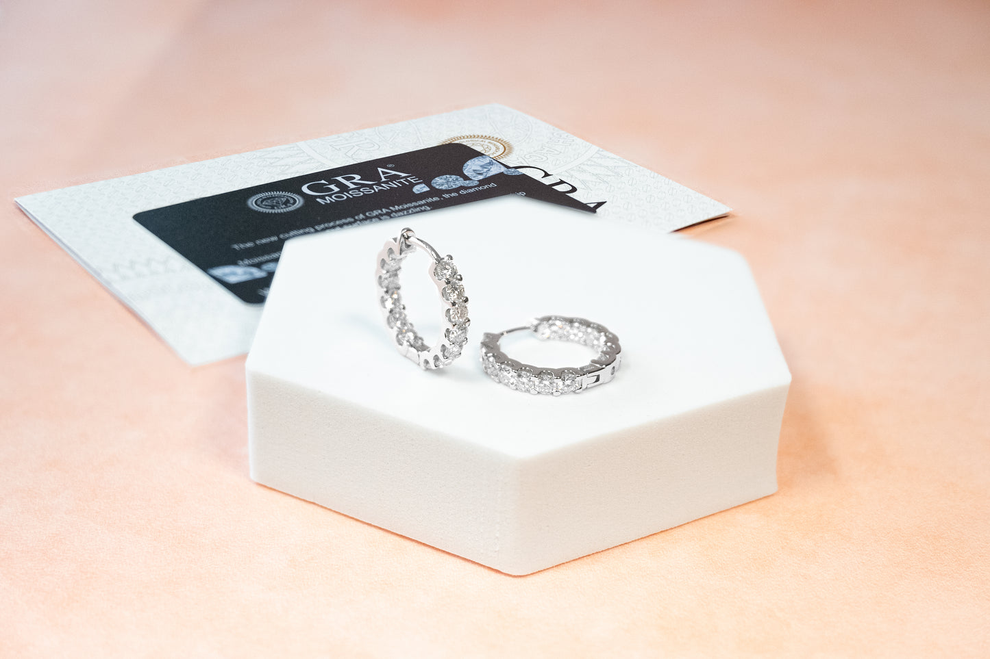 MOISSANITE CLASSIC HOOPS