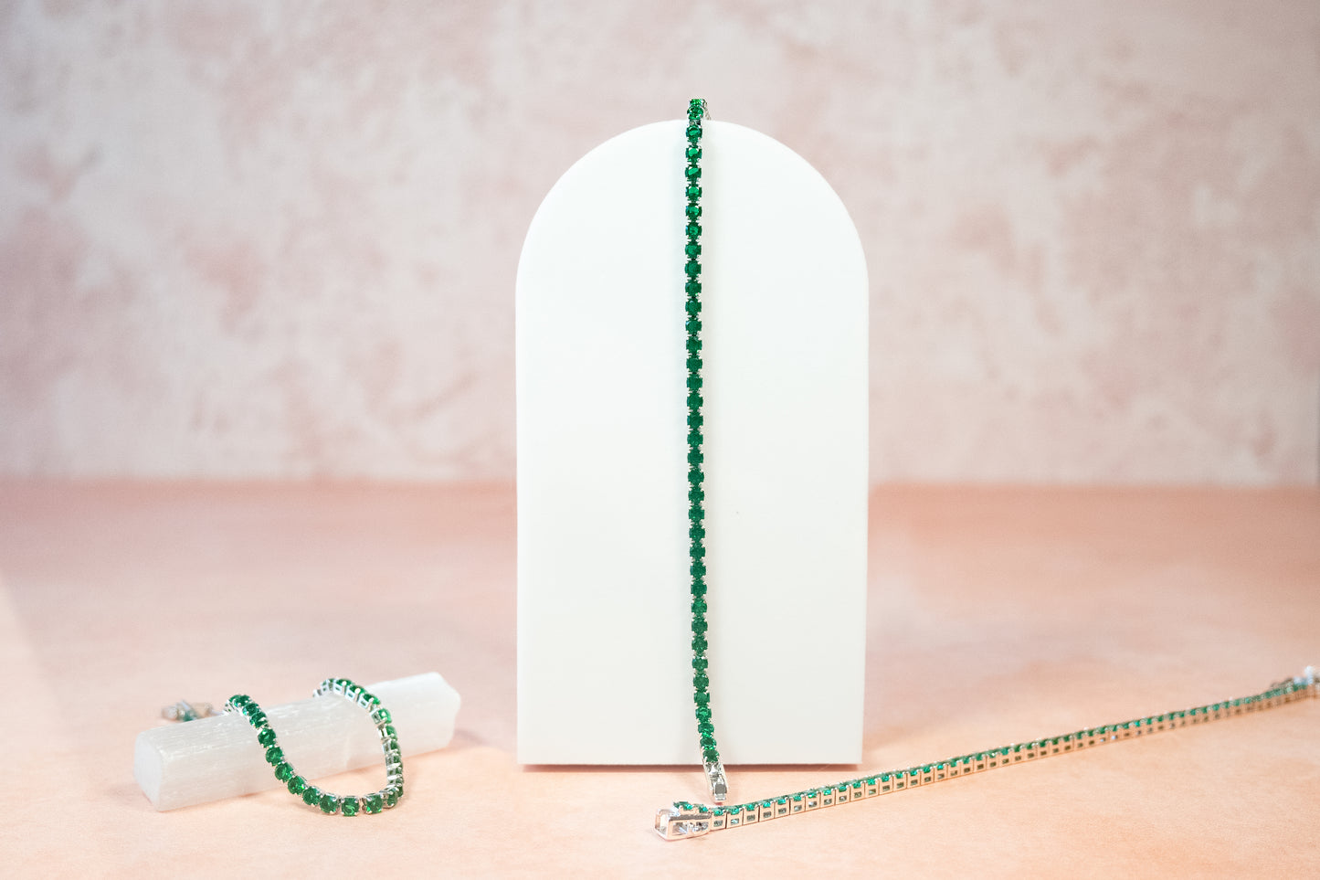 CLASSIC EMERALD 3MM TENNIS BRACELET