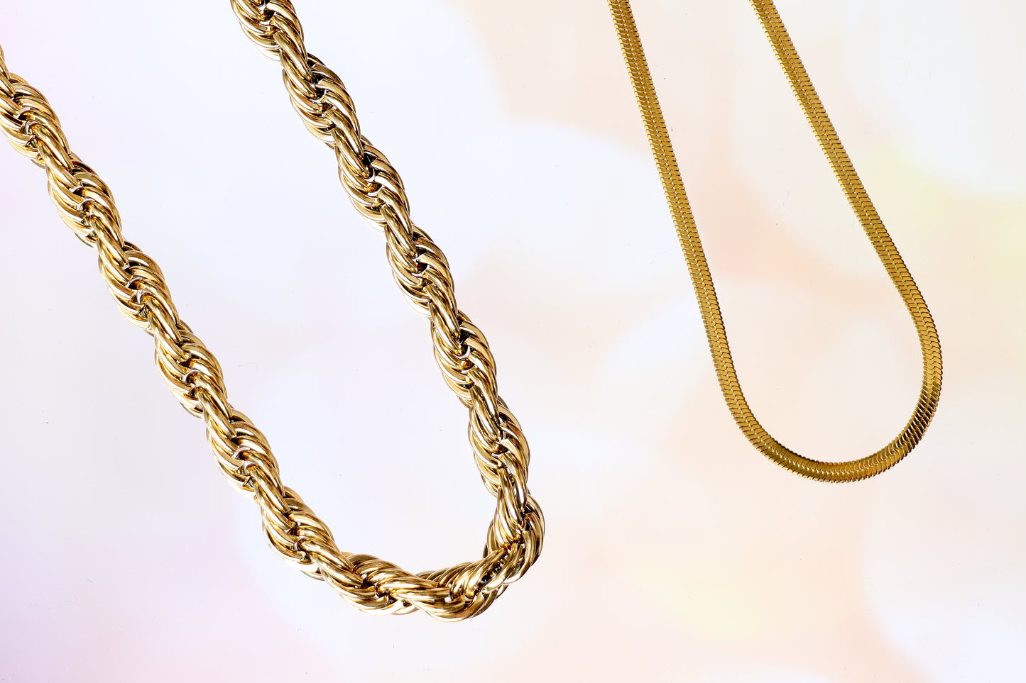 FLAT GOLD NECKLACE 2MM