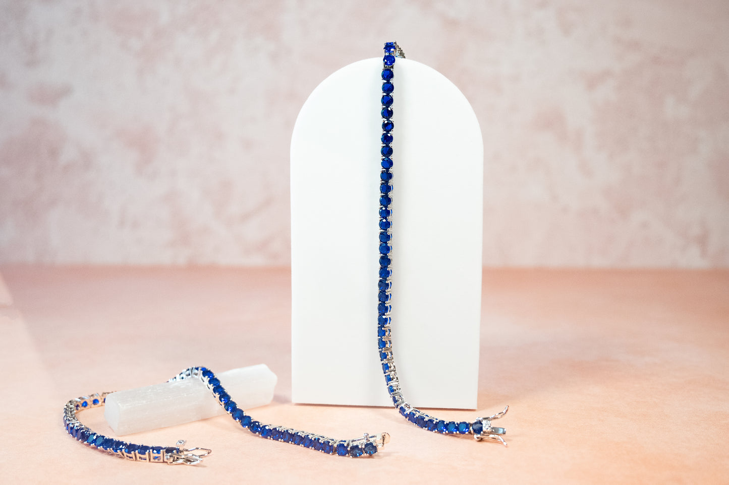 CLASSIC BLUE SAPPHIRE 4MM TENNIS BRACELET