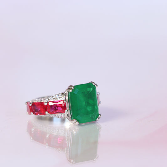 THE “VERDANT ROSE” RING