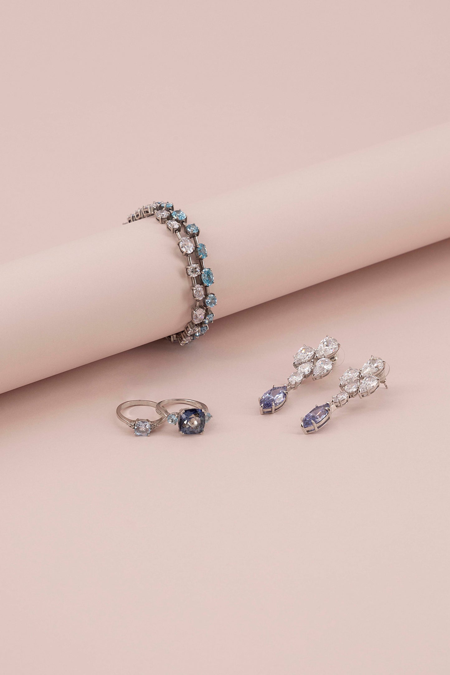 “TANZANITE DREAM” LONG EARRINGS