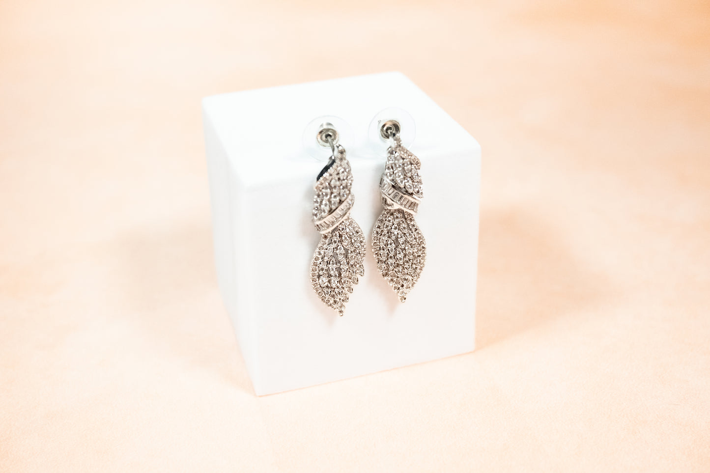 THE “CELESTE WINGS” LONG EARRINGS