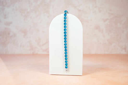 CLASSIC AQUAMARINE 4MM TENNIS BRACELET