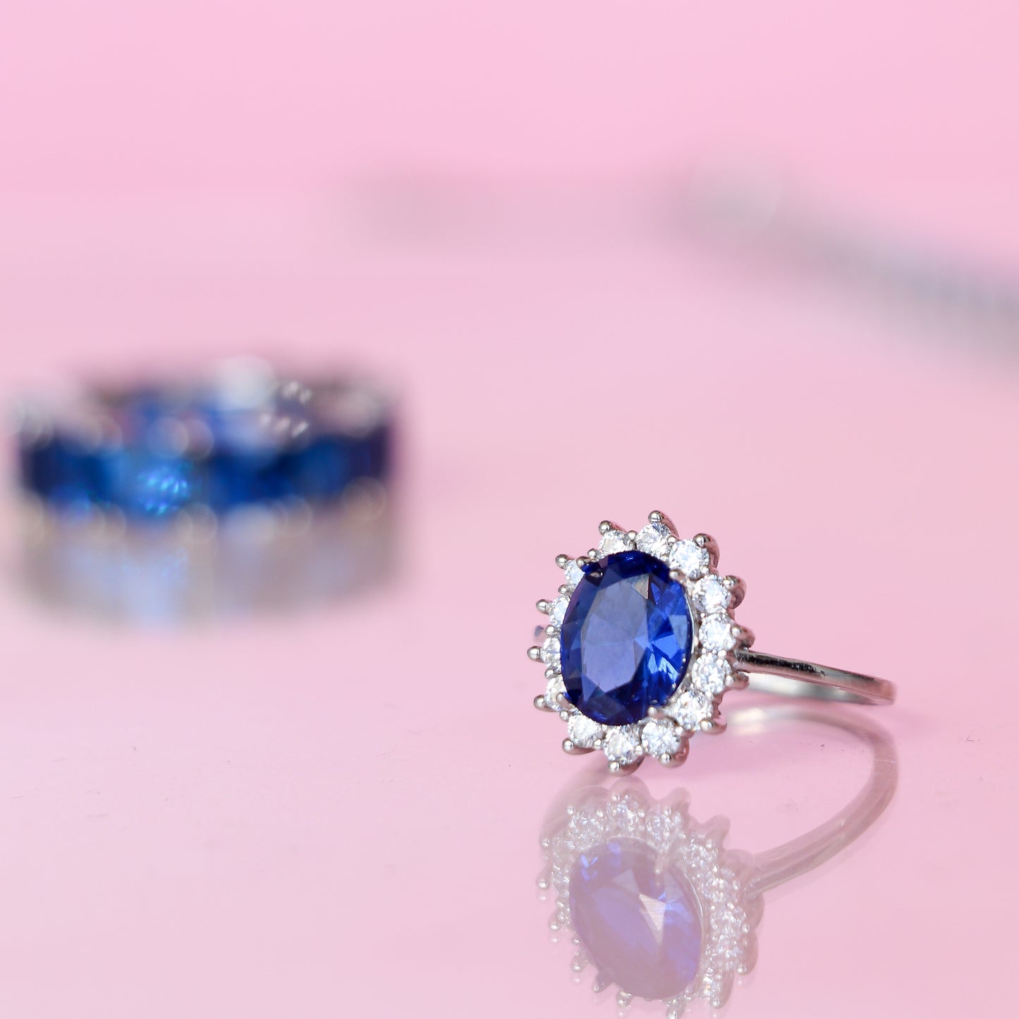 BLUE SAPPHIRE LADY DI RING