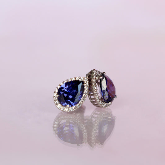 THE “BLUE SAPPHIRE DROPS” EARRINGS