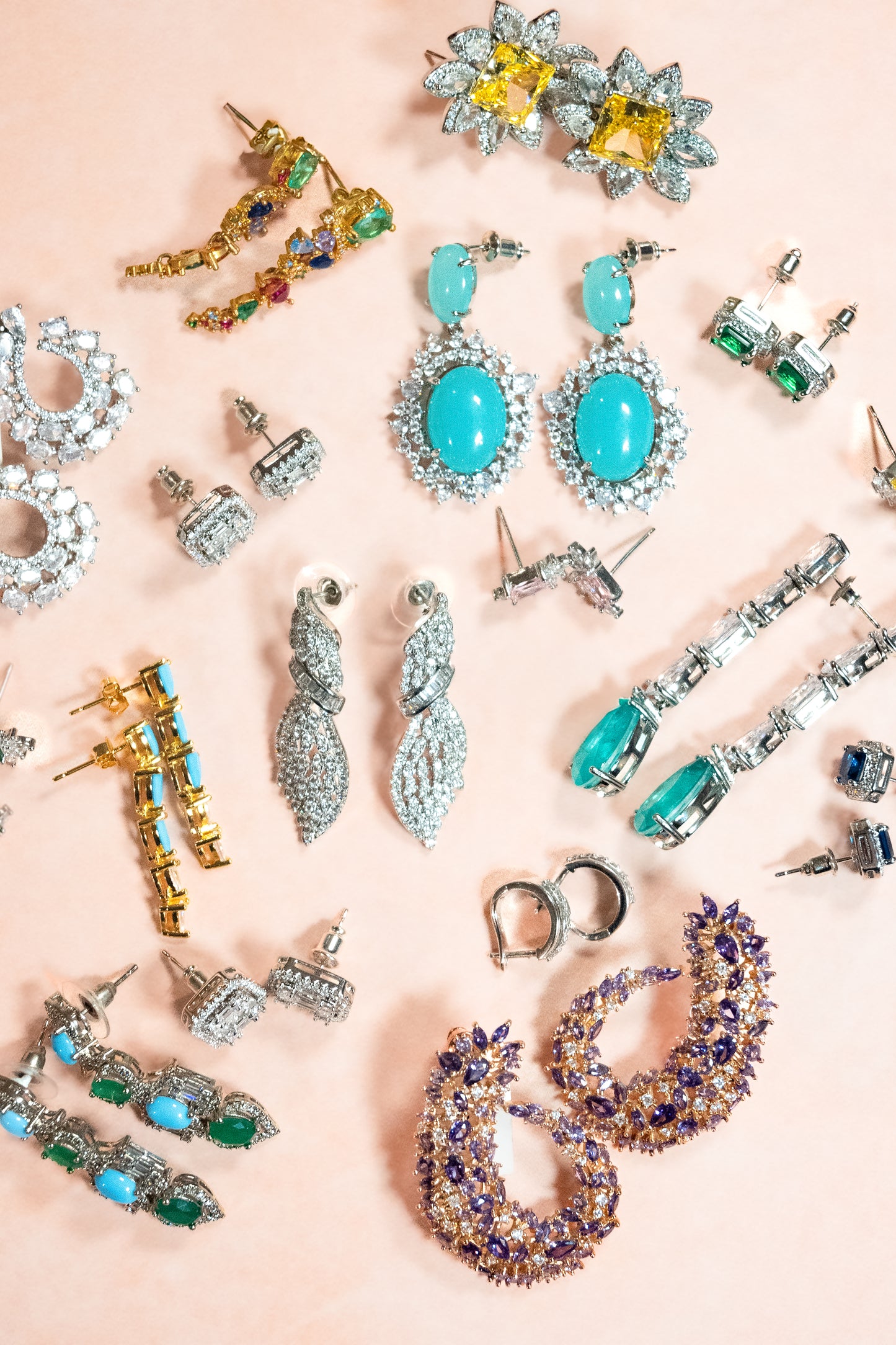 THE “PARAIBA CASCADE” EARRINGS