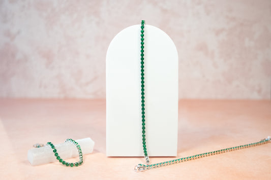 CLASSIC EMERALD 3MM TENNIS BRACELET