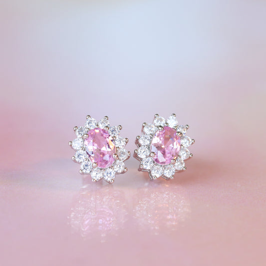 PINK LADY DI EARRINGS
