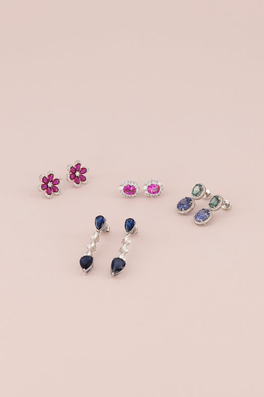 LARGE PINK “DADI DI” EARRINGS