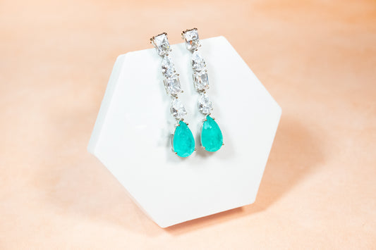 THE “PARAIBA CASCADE” EARRINGS