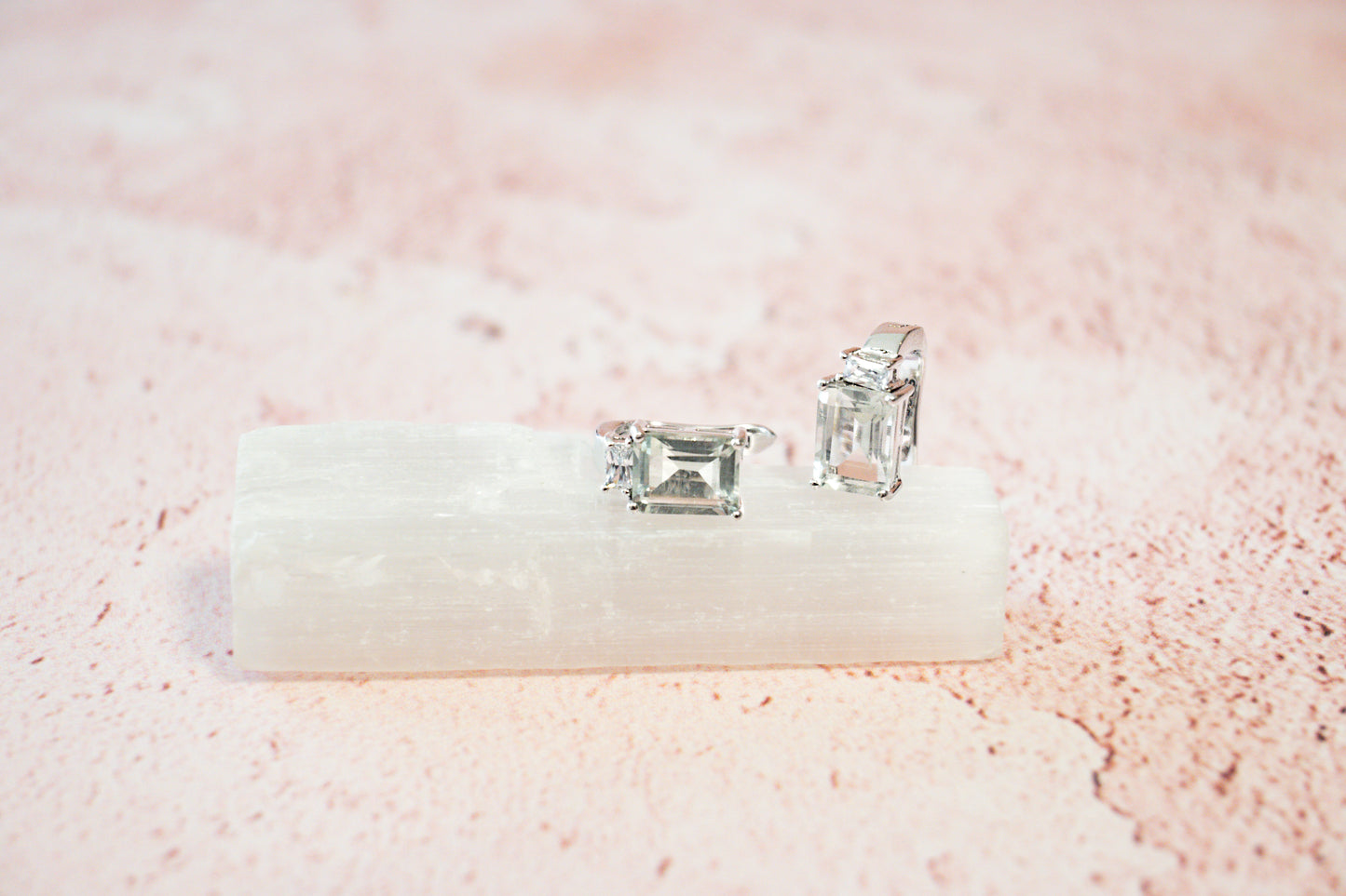 GREEN AMETHYST EARRINGS