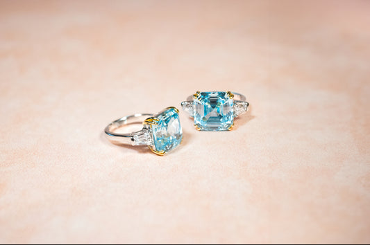 “BLUE AXIS” RING