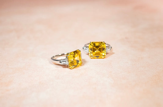 HIGH CARBON DIAMOND “SUNLIT MAJESTY” RING