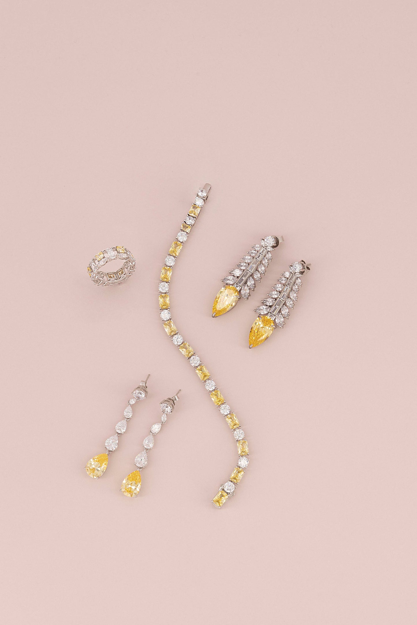 THE “GOLDEN DROP” EARRINGS (left side earrings)