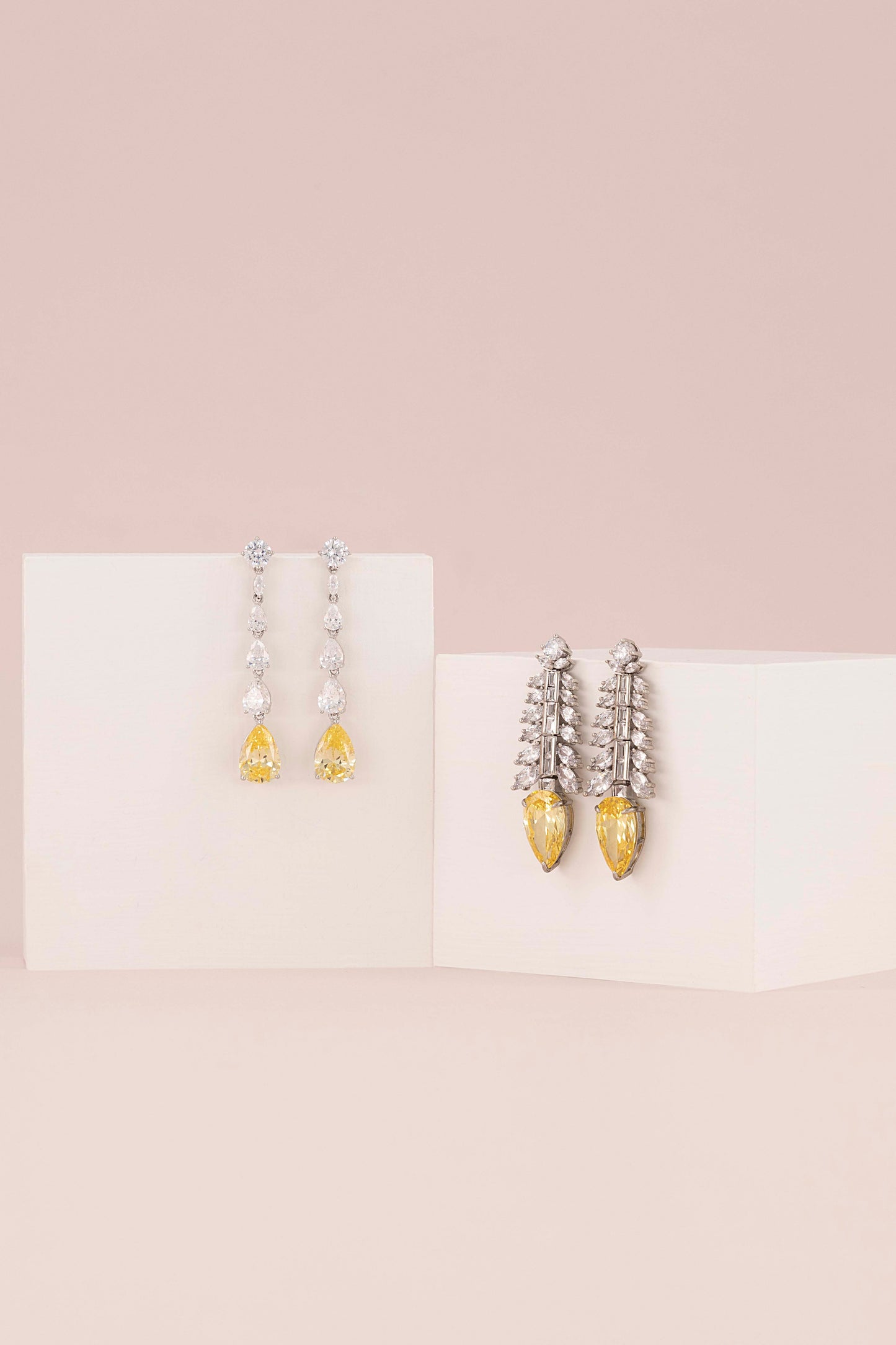 THE “GOLDEN DROP” EARRINGS (left side earrings)